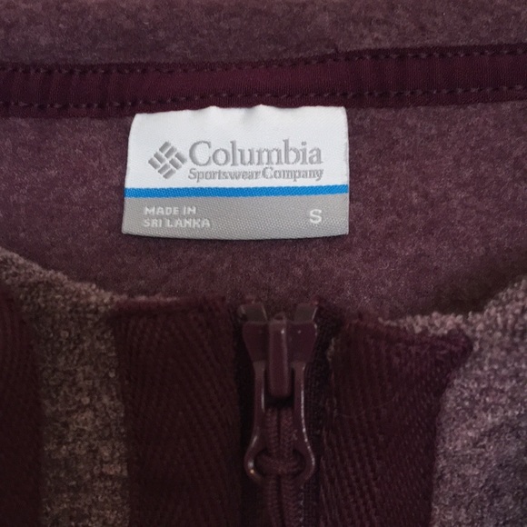 Columbia Fleece Vest Purple - Picture 2 of 7